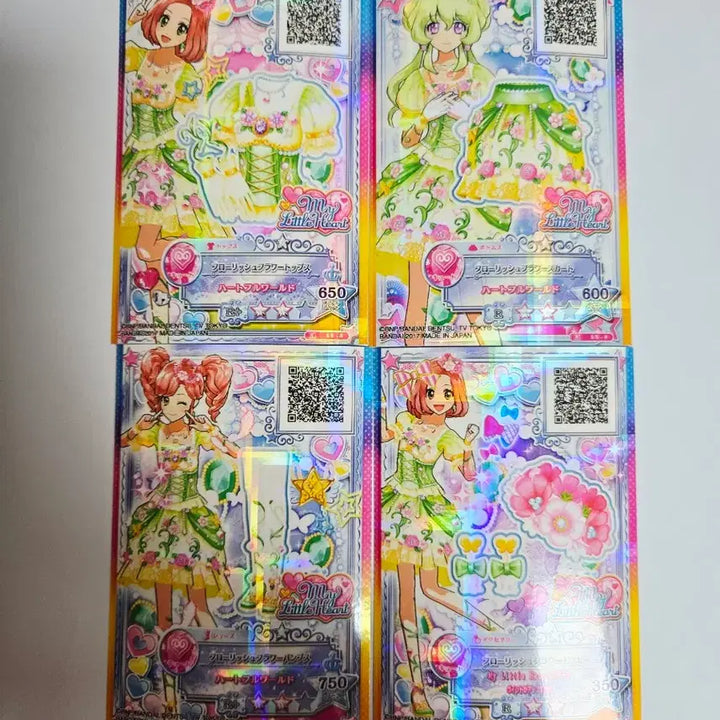 [BUNJANG] Aikatsu Yuzuki Yuri Stars Mini Card Bundle Set / 아이카츠 유리카 미니카드 스타즈 아이엠스타 카드 유리 토도 일괄 일판