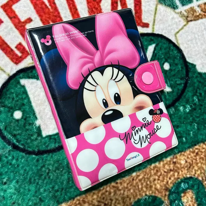 [BUNJANG] Disney Mini Mouse 6-Ring Diary / 고전문구 미니마우스 6공 다이어리 디즈니