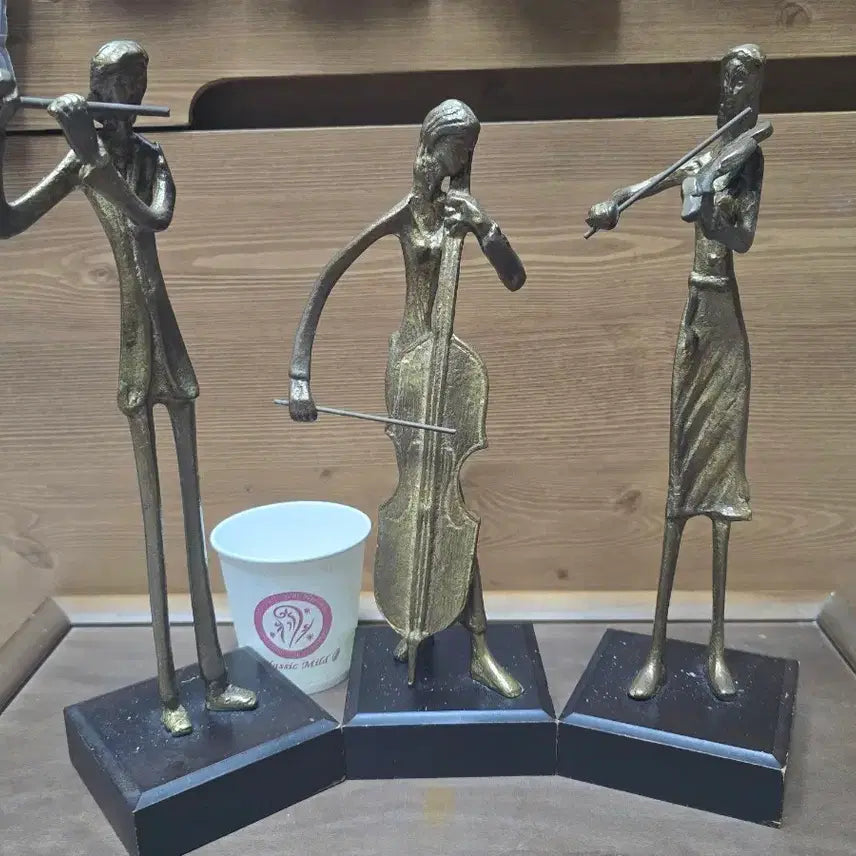 [BUNJANG] Dongbronze Musicians Sculpture Set / 동브론즈) 음악하는 사람들 조각상 세트