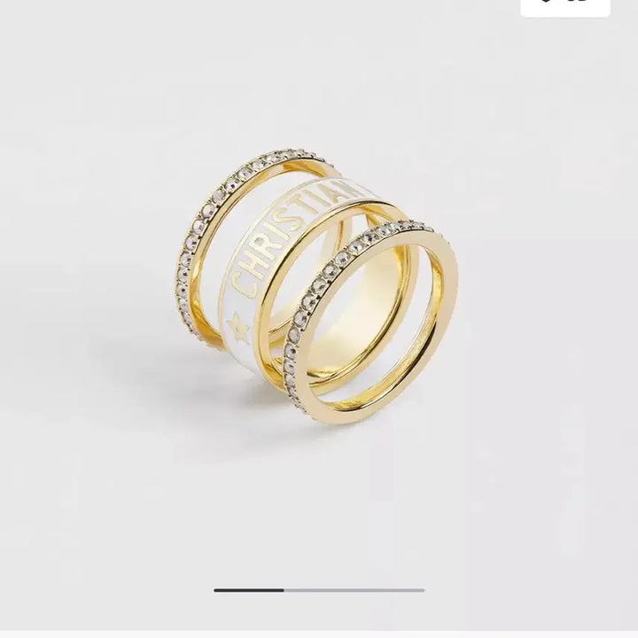 [BUNJANG] Dior Code Layered Ring Set / 디올 코드 레이어드 링 반지 세트