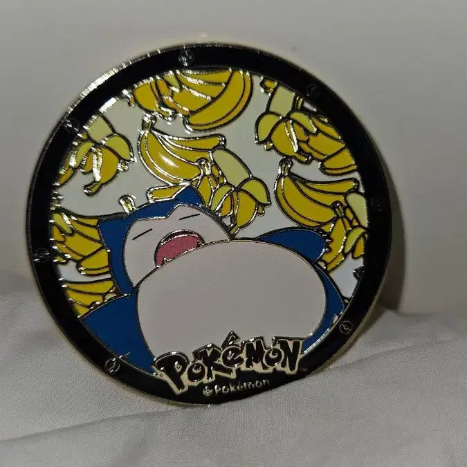 [BUNJANG] Snorlax Shabuday Pokémon Limited Goods Badge / 잠만보 샤브올데이 포켓몬 한정 굿즈