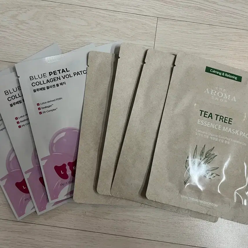 [SOLD OUT] 마스크팩 7개 일괄 : 티트리 (4개) + 볼패치 (3개)
