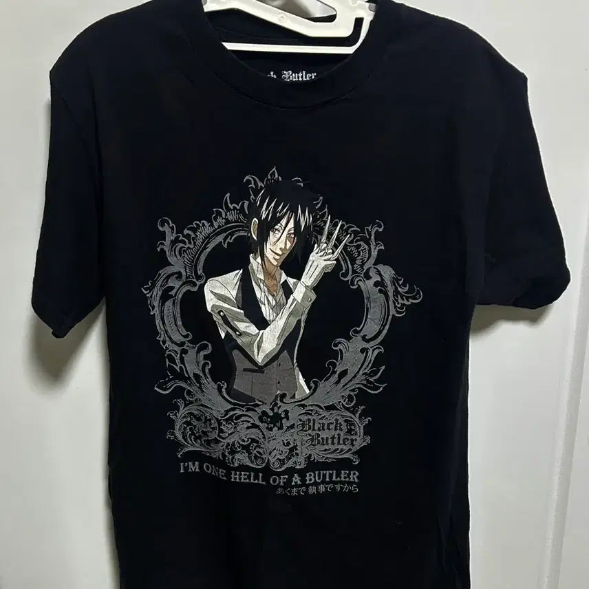 [BUNJANG] Black Butler Sebastian T-Shirt / 흑집사 세바스찬 티셔츠