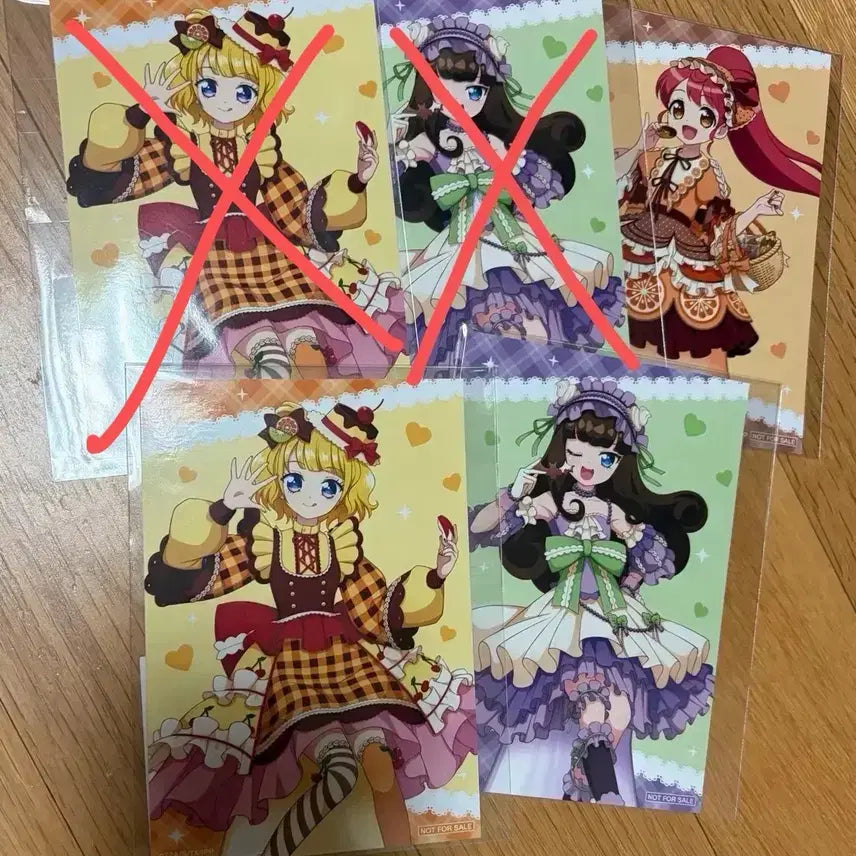 [BUNJANG] Pripara Marukuji Bonus Bromide - Mirei, Aroma, Mika, Mikan / 프리파라 마루쿠지 특전 브로마이드 교환 / 미레이 아로마 미카 미캉