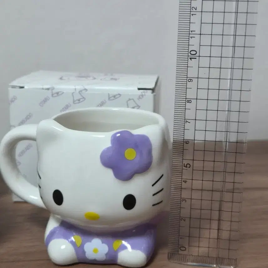 [BUNJANG] Sanrio Classic Kitty Otaru Limited Lavender Mug Cup (2006) / 06년 산리오 고전키티 오타루 한정 라벤더 머그컵