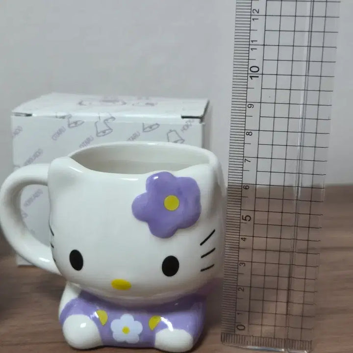 [BUNJANG] Sanrio Classic Kitty Otaru Limited Lavender Mug Cup (2006) / 06년 산리오 고전키티 오타루 한정 라벤더 머그컵