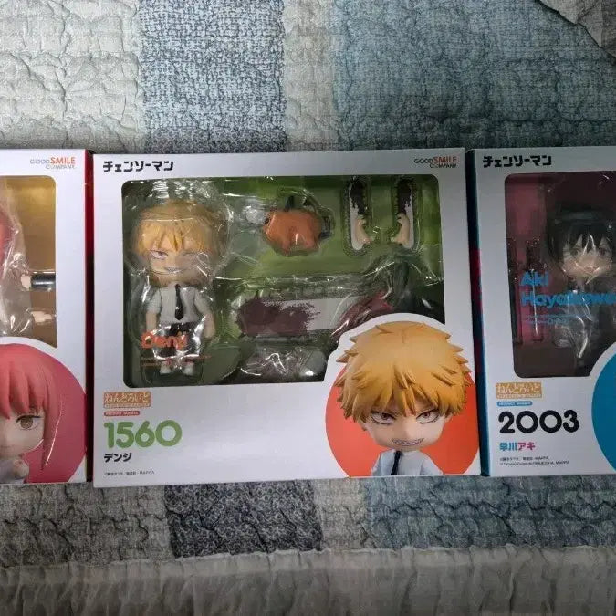 [BUNJANG] Chainsaw Man Nendoroid Makima/Denji/Aki Set / 체인소맨 피규어 넨도로이드 마키마/덴지/아키 세트