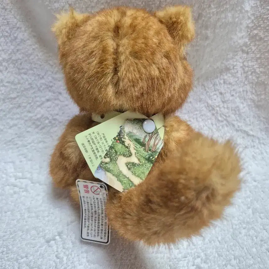 [BUNJANG] Teddy Tails Lena Cat Cheese Cat 20cm Plush Toy / (새상품)테디테일즈 레나캣 치즈고양이 s사이즈 20cm