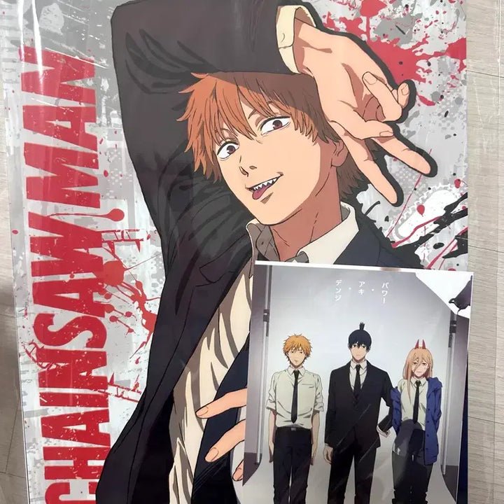 [BUNJANG] Chainsaw Man MAPPA Hongdae Pop-up Bromide Collection Poster (Denji, Aki, Power) / (미개봉 체인소맨 마파 홍대 팝업 브로마이드 컬렉션 포스터 덴지아키파워