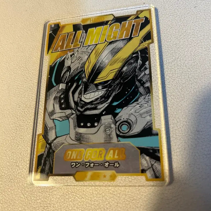 [BUNJANG] Jump Shop My Hero Academia Armored All Might Status Card / 점프샵 나히아 스테이터스 카드 아머드 올마이트