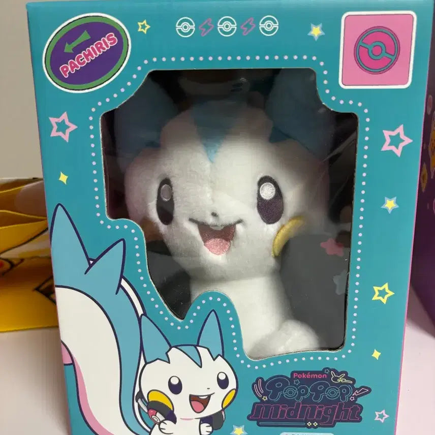 [BUNJANG] Pokemon Pop-Up Midnight Pachirisu Plush Doll / 포켓몬 팝팝 미드나잇 봉제인형 파치리스 메타몽놀이터