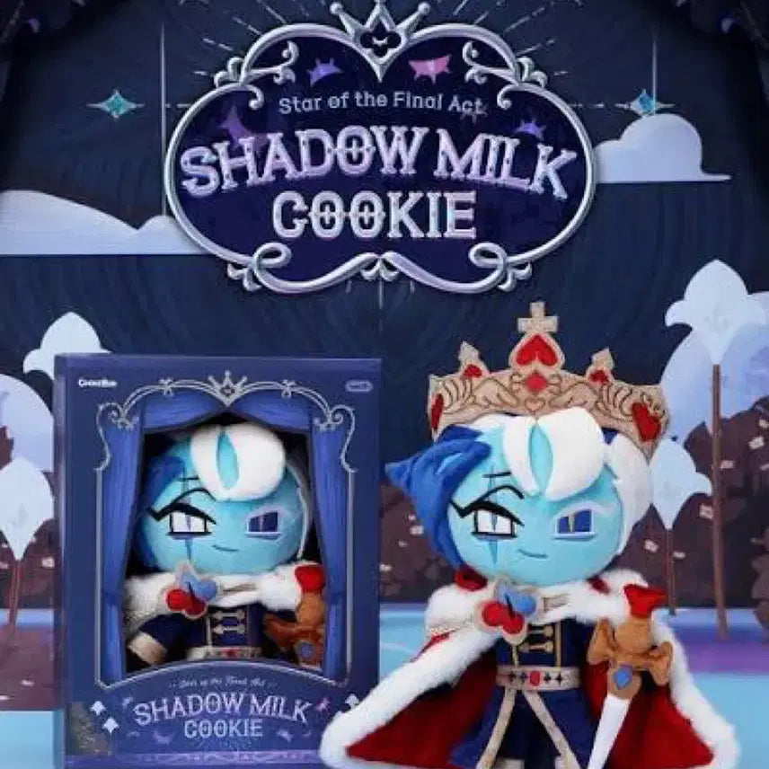 [BUNJANG] Cookie Run Kingdom Shadow Milk Cookie Doll / 쿠키런 킹덤 쉐도우밀크 쿠키 인형 종막의 주연 미개봉 쉐밀 쿠킹덤