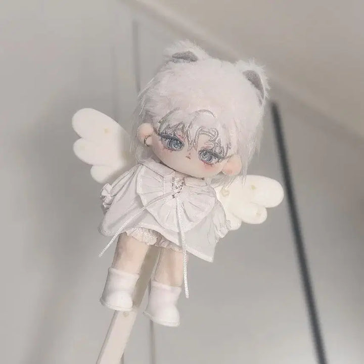 [BUNJANG] 10cm Non-属性 Hakua Longba Cotton Doll / 10cm 솜인형 무속성 하쿠야 롱바 뼈깅 미남솜