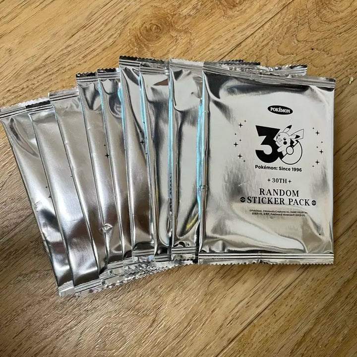 [BUNJANG] Pokemon 30th Anniversary Sticker Pack (Sealed) / 포켓몬 30주년 스티커 미개봉