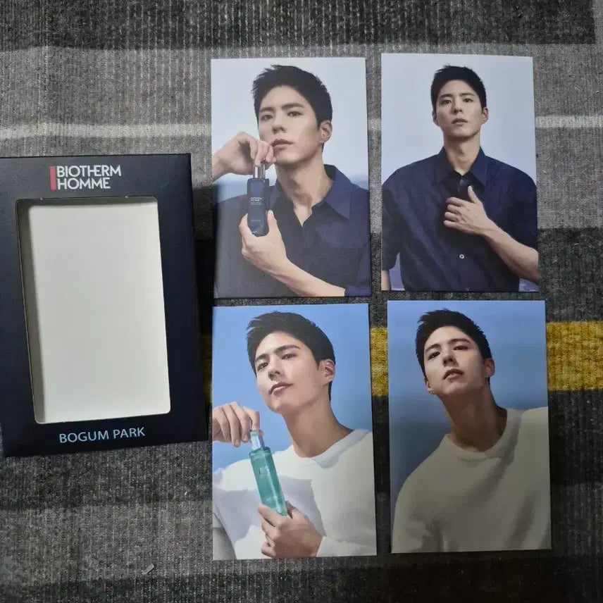 [BUNJANG] Biotherm Homme Park Bo-gum Photocard Bundle Set (4 Types) / 비오템 옴므 박보검 포토카드 4종일괄
