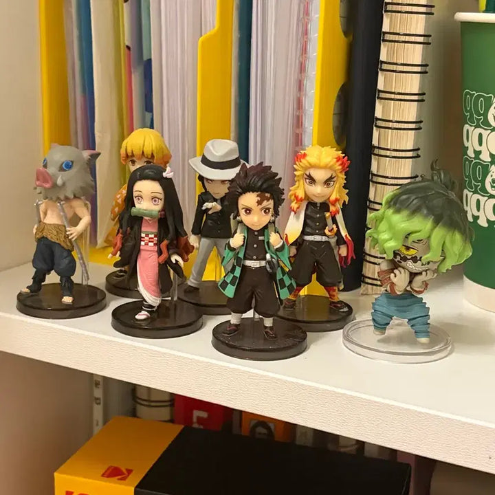 [BUNJANG] Demon Slayer Figure 7-Piece Bundle Set / 귀멸의 칼날 피규어 7종 일괄