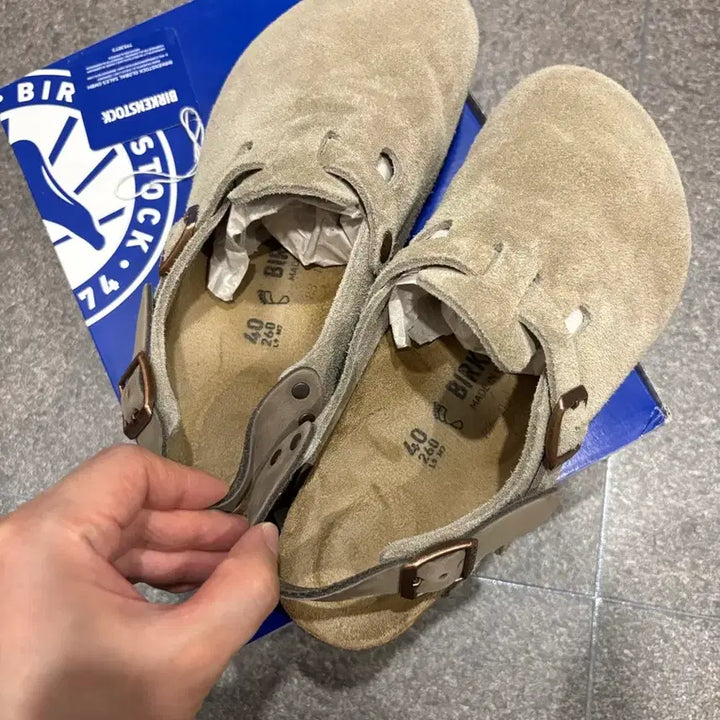 [BUNJANG] Birkenstock Tokio Taupe Size 260 / (260) 버켄스탁 토키오 타우페