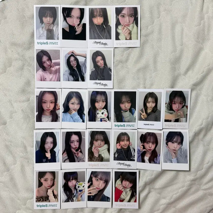 [BUNJANG] TripleS Nakyung Yubin Kaede Dahyun Kotone Yeonji Miyoungs Fansign POB Photocard / 트리플에스 나경 유빈 카에데 다현 코토네 연지 미소녀즈 팬싸 특전 폴라