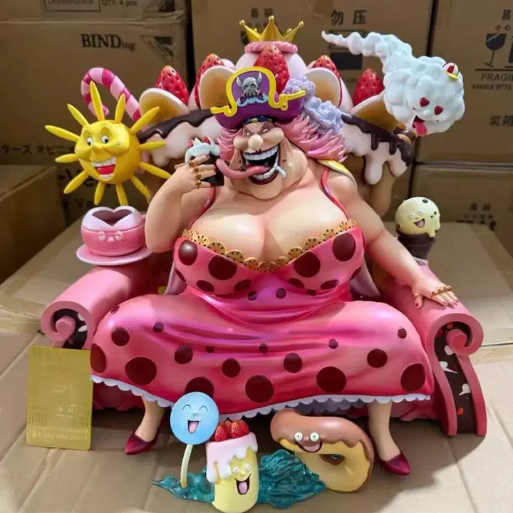 [BUNJANG] Brainhole Charlotte Linlin Big Mom Seated Statue One Piece Resin Figure / BRAINHOLE 샬롯 링링 빅맘 좌상 원피스 레진피규어 브레인홀 pop