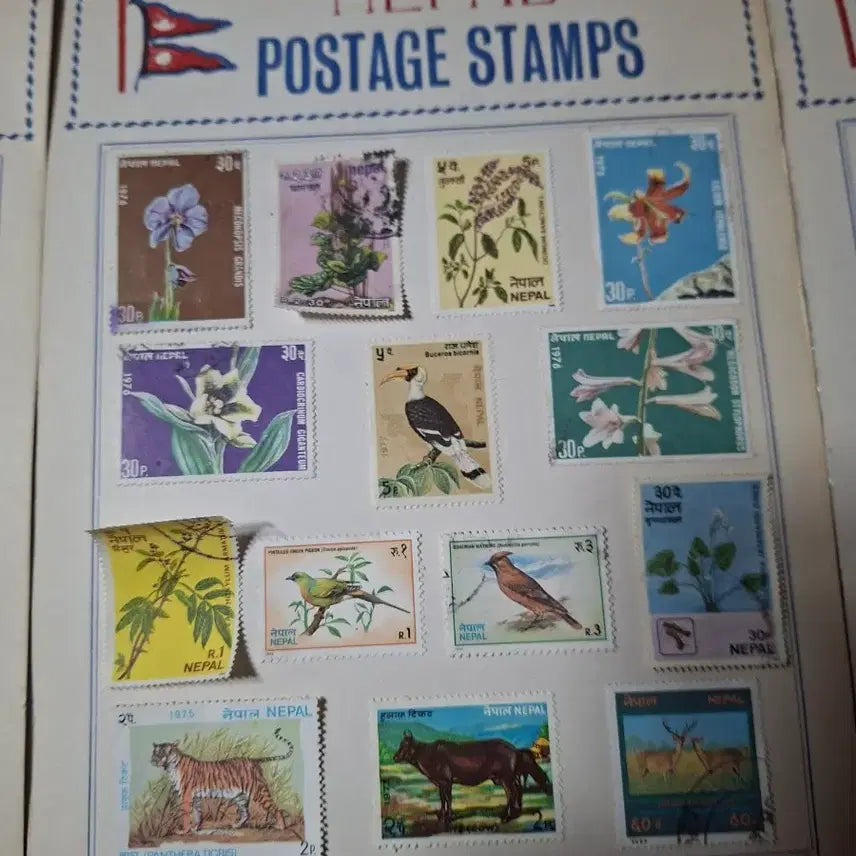 [BUNJANG] Collection of Old Nepalese Stamps / 네팔 오래된 우표