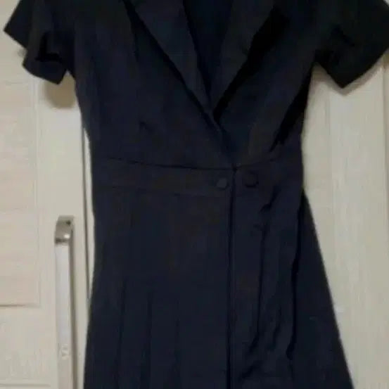 [BUNJANG] Black Short Sleeve Jumpsuit / 블랙 반팔 점프슈트