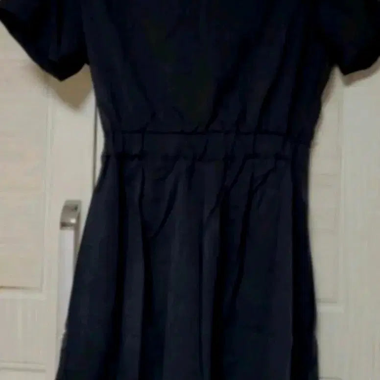 [BUNJANG] Black Short Sleeve Jumpsuit / 블랙 반팔 점프슈트