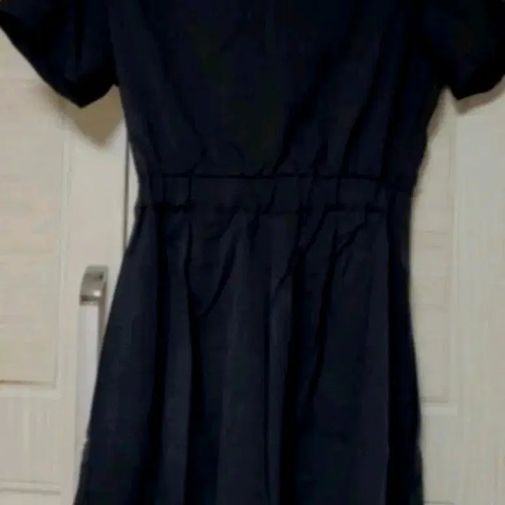 [BUNJANG] Black Short Sleeve Jumpsuit / 블랙 반팔 점프슈트