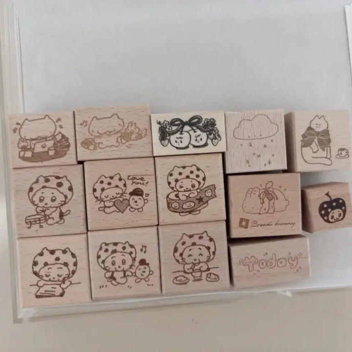 [BUNJANG] Niobium Jotta Core Wood Stamp Set / 나무 도장 우드 스탬프 niobium jotta core