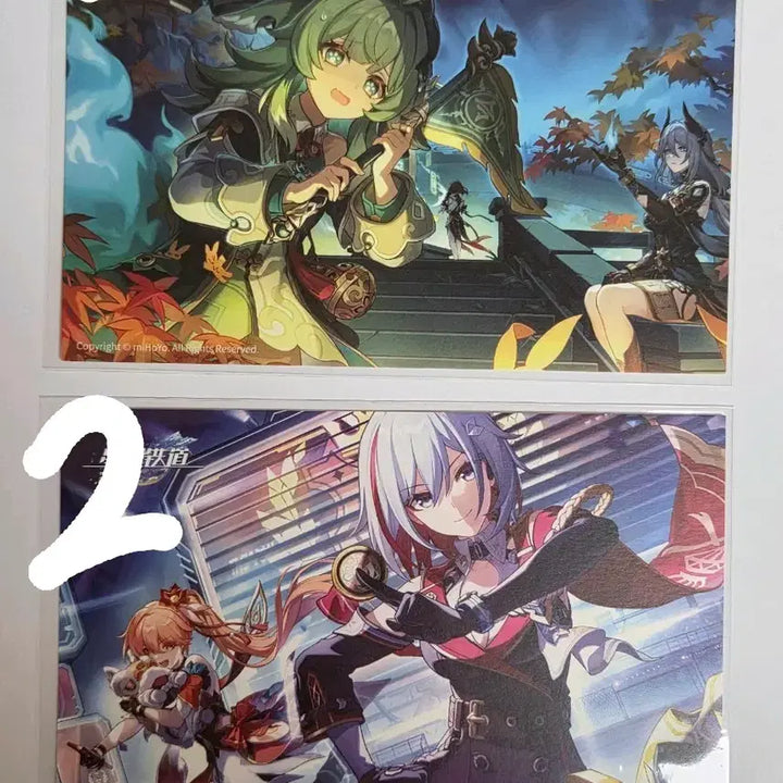 [BUNJANG] Honkai: Star Rail Illustration Postcard Set / 붕괴 스타레일 붕스 일러스트 엽서