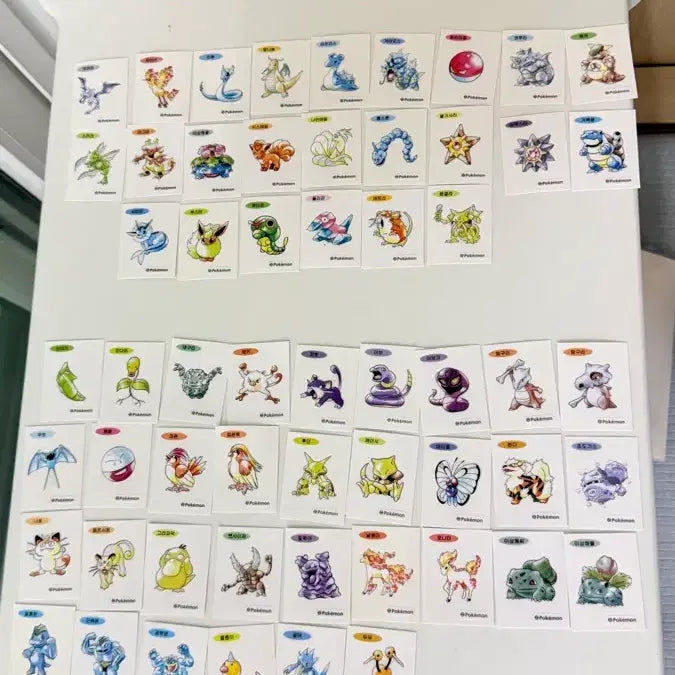 [BUNJANG] Pokemon Sticker Collection / 포캣몬 띠부씰 2000원 장당 팝니다