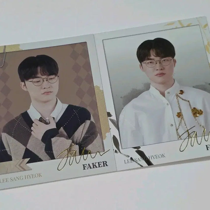 [BUNJANG] T1 Faker Polaroid Photocard Bundle Set / 티원 페이커 폴라로이드 포토카드 2종 일괄