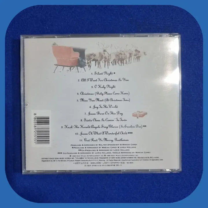 [BUNJANG] Mariah Carey Merry Christmas CD (Unused) / 머라이어 캐리 Merry Christmas CD 미사용