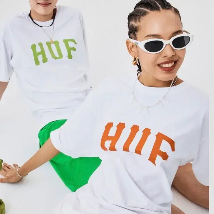 [SOLD OUT] 무신사  HUF 반팔 티셔츠 화이트