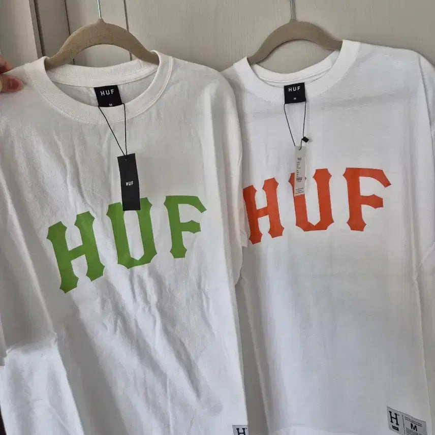 [SOLD OUT] 무신사  HUF 반팔 티셔츠 화이트
