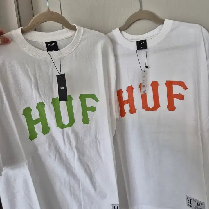 [SOLD OUT] 무신사  HUF 반팔 티셔츠 화이트