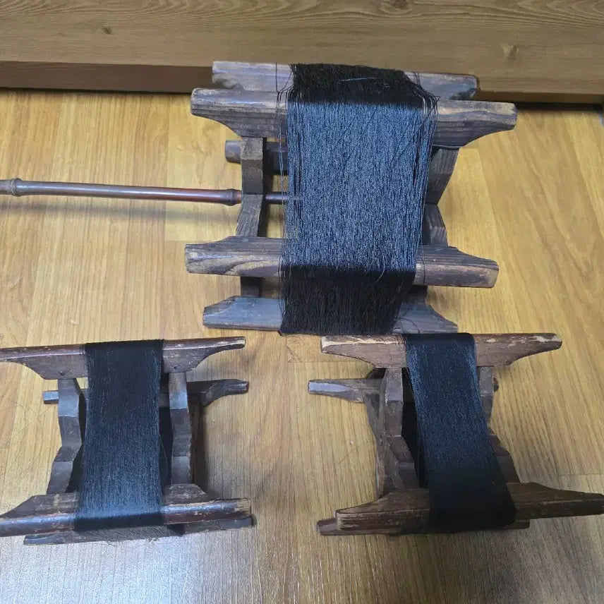 [BUNJANG] Antique Kite Reels Set (3 Types) / 골동품) 연날리는 얼레 3종세트