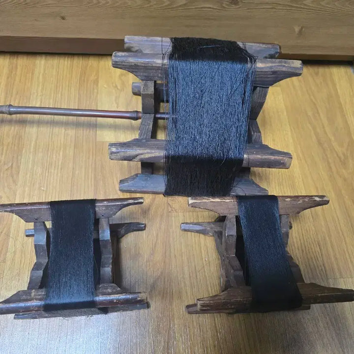 [BUNJANG] Antique Kite Reels Set (3 Types) / 골동품) 연날리는 얼레 3종세트