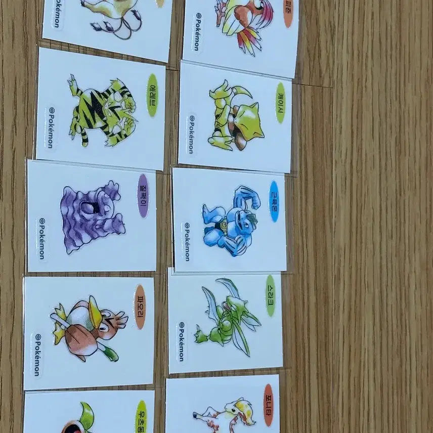 [BUNJANG] Pokemon 30th Anniversary Stickers Bundle Set / 포켓몬 30주년 띠부실