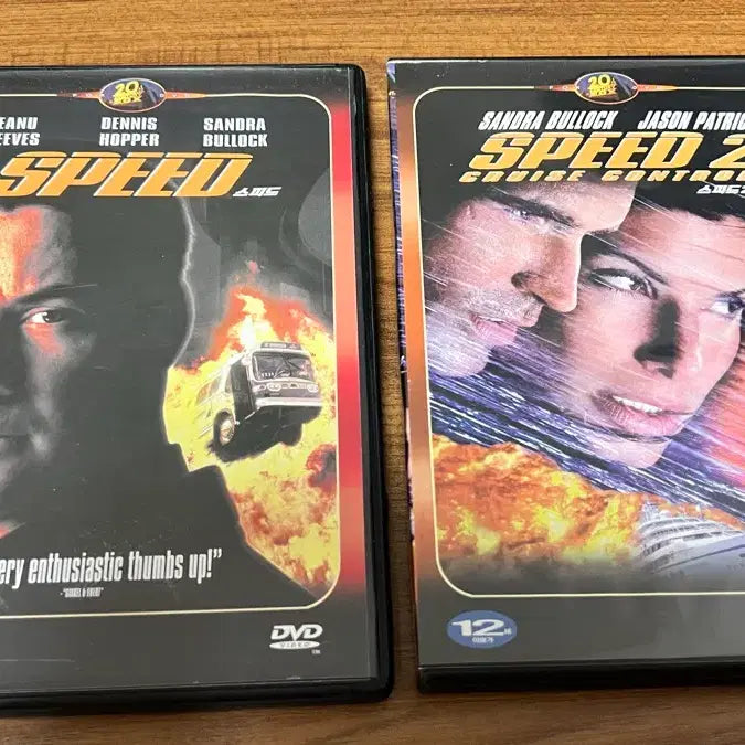 [BUNJANG] Speed 1 &amp; 2 DVD Set / 스피드 1, 2 DVD