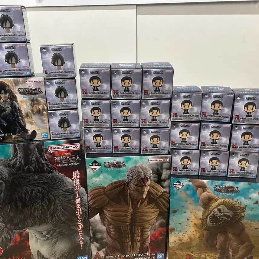 [BUNJANG] Attack on Titan Ichiban Kuji Figure Set: Individual Resolve / 진격의 거인 제일복권 각자의 결의