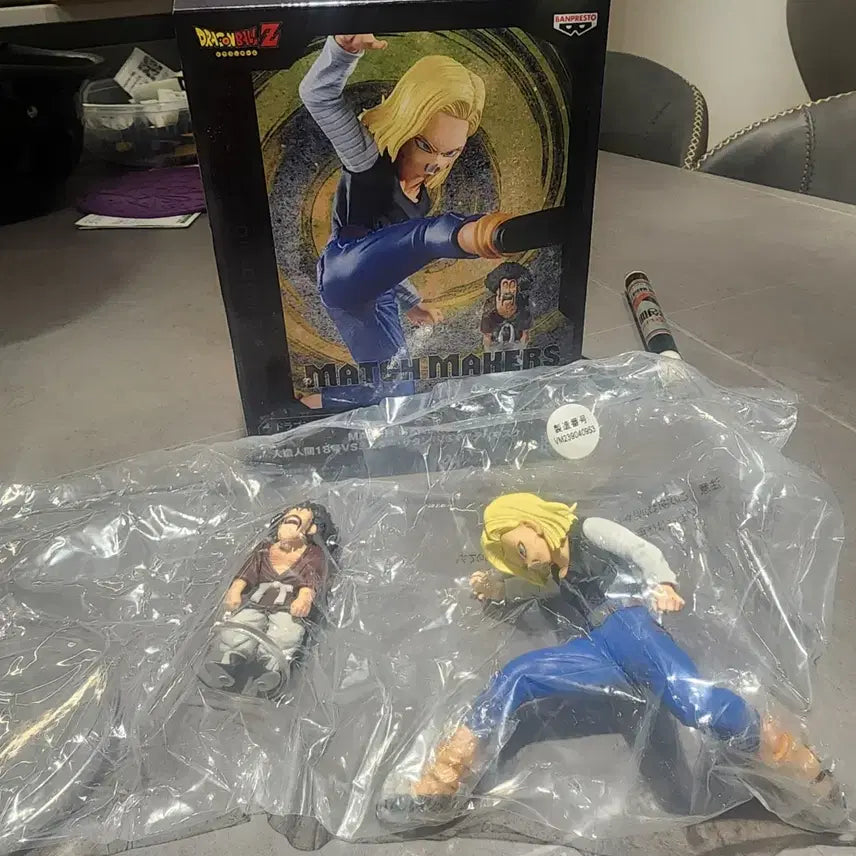 [BUNJANG] Dragon Ball Match Makers Android 18 Satan Figure / 드래곤볼 매치매이커 인조인간18호 사탄