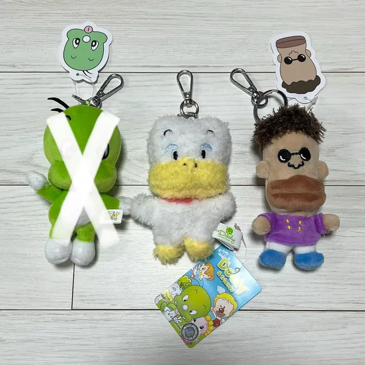 [BUNJANG] Dooly the Little Dinosaur Ddochi / Mikol Doll Keychain / 아기공룡둘리 또치/마이콜 인형 키링 개당 가격