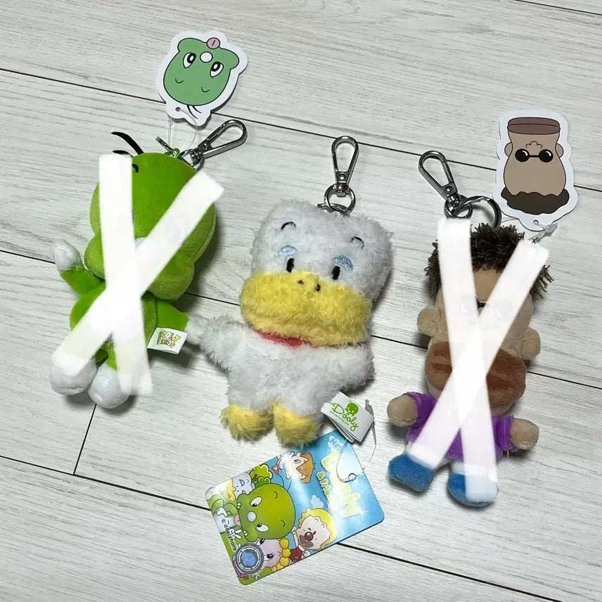 [BUNJANG] Dooly the Little Dinosaur Ddochi / Mikol Doll Keychain / 아기공룡둘리 또치 인형 키링 새상품 판매