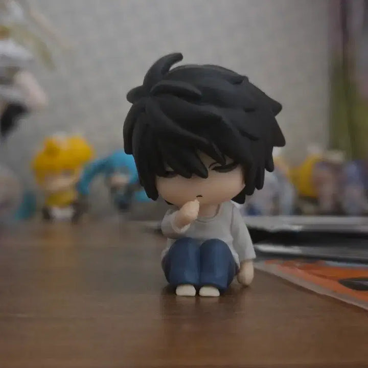 [BUNJANG] Death Note L Plush / (급처ㅜㅜㅜ) 데스노트 엘 가챠누이,가챠 + 누이 옷