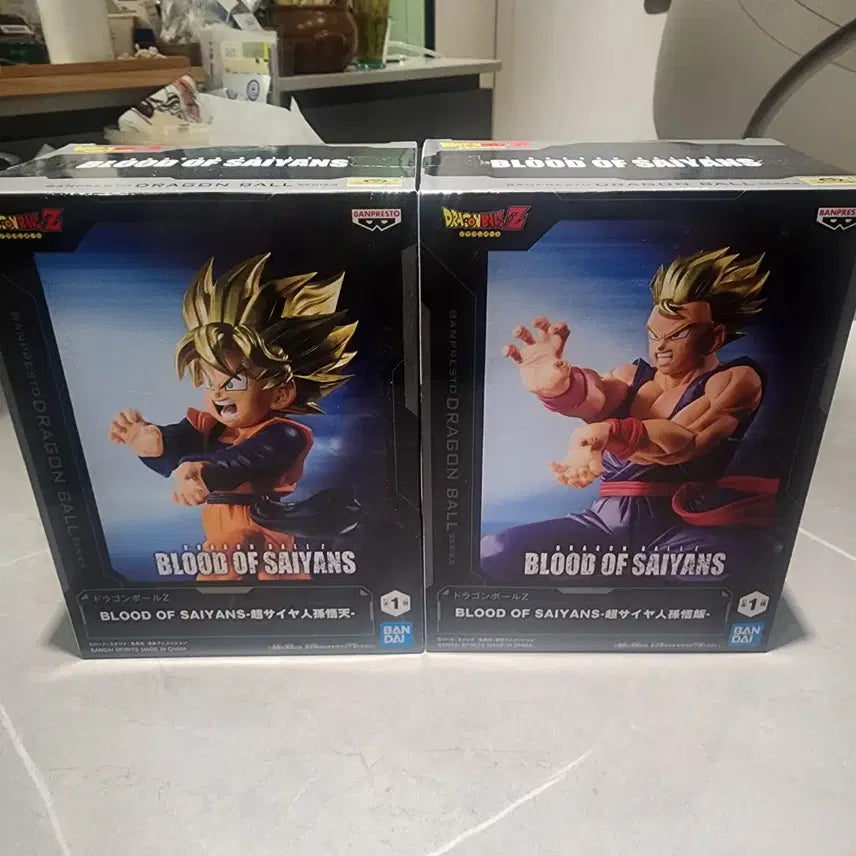 [BUNJANG] Banpresto Dragon Ball Blood Saiyan Son Gohan &amp; Son Goten Figure / 드래곤볼 블러드 사이어인 손오반 손오천 피규어 반프레스토