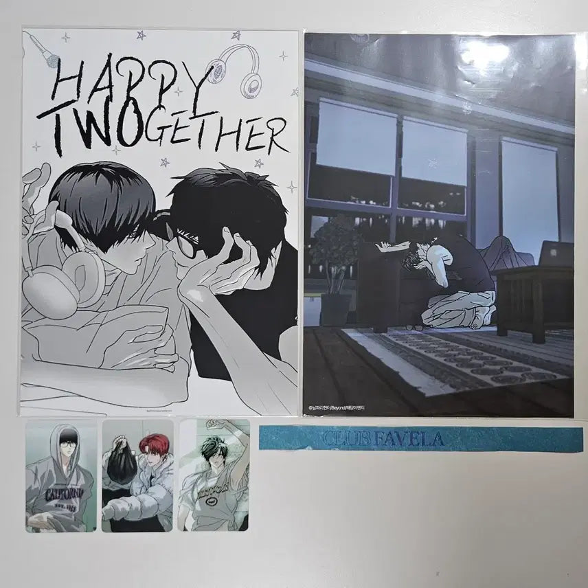 [BUNJANG] Happy Together Lucky Draw Photocard Bundle Set / 해피투게더 특전 + 방문포카 3장 + 파벨라 팔찌 일괄 양도