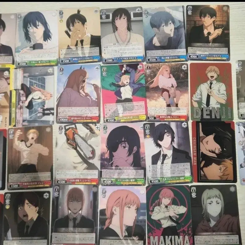 [BUNJANG] Chainsaw Man Pascha Card Set: Hayakawa Aki, Makima, Power / 체인소맨 파샤, 바이스슈발츠 판매 지류 하야카와아키 마키마 파워