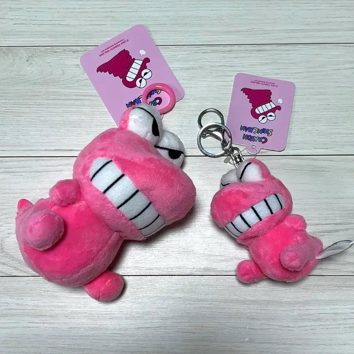[BUNJANG] Crayon Shin-chan Waniyama-san Plush Keychain (13cm &amp; 8cm) / 짱구는못말려 와니야마상 인형 키링 개당 가격 (13cm, 8cm)