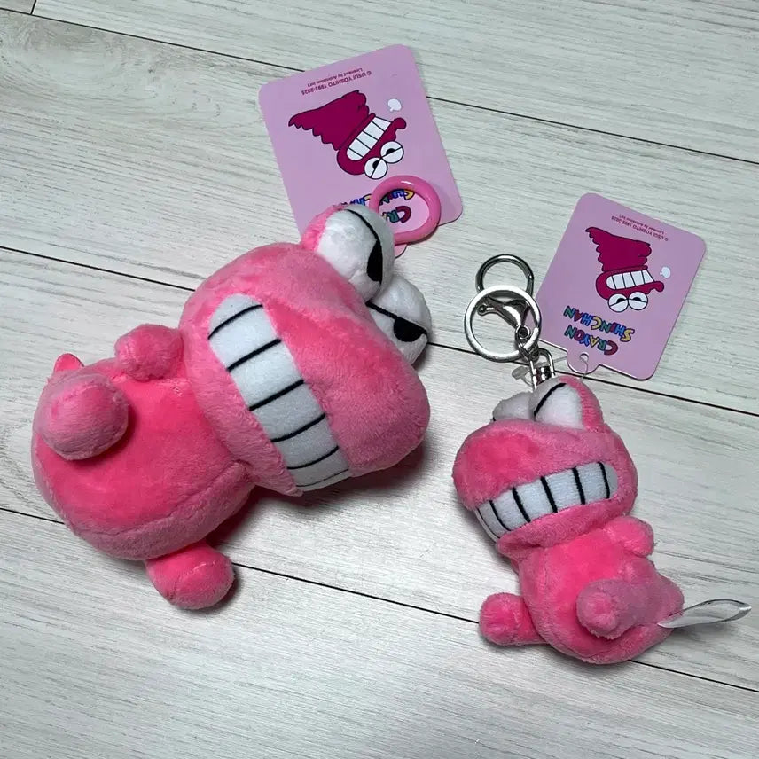 [BUNJANG] Crayon Shin-chan Waniyama-san Plush Keychain (13cm &amp; 8cm) / 짱구는못말려 와니야마상 인형 키링 개당 가격 (13cm, 8cm)