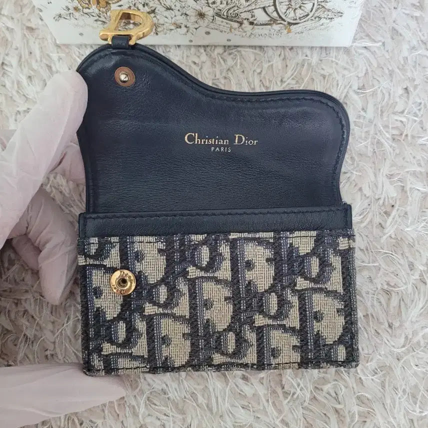 [SOLD OUT] [S급/정품] 디올 새들 플랩 카드홀더 (단품 250,000)